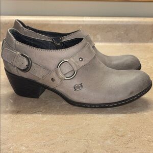 Born leather booties